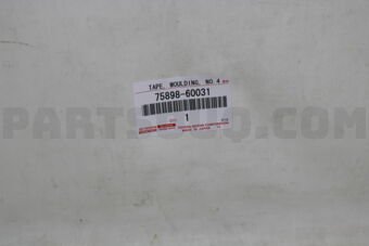 7589860031 Toyota TAPE, MOULDING, NO.4