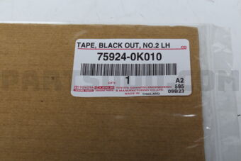 759240K010 TAPE, BLACK OUT, NO.2 LH