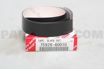 7592660010 TAPE, BLACK OUT, NO.3 LH