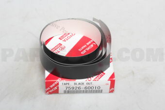 7592660010 TAPE, BLACK OUT, NO.3 LH