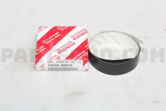 7593860010 TAPE, BLACK OUT, INNER UPPER LH