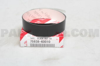 7593860010 TAPE, BLACK OUT, INNER UPPER LH