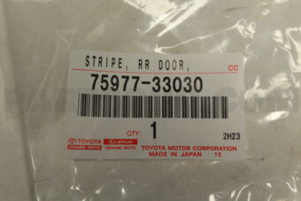 7597733030 TAPE, BLACK OUT, INNER REAR RH