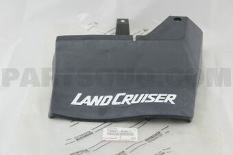 7660790A01 MUDGUARD SUB-ASSY, QUARTER PANEL, 