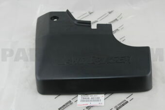 7660860100 MUDGUARD SUB-ASSY, QUARTER PANEL, 