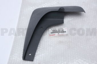 7662533110 Toyota MUDGUARD SUB-ASSY, QUARTER PANEL, REAR RH
