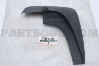 7662633110 Toyota MUDGUARD SUB-ASSY, QUARTER PANEL, REAR LH