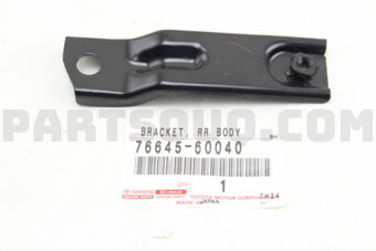 7664560040 BRACKET, QUARTER PANEL REAR MUDGUA