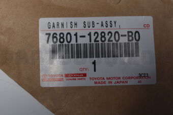 7680112820B0 GARNISH SUB-ASSY, BACK DOOR, OUTSIDE