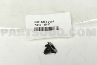 7681726040 CLIP, BACK DOOR OUTSIDE GARNISH