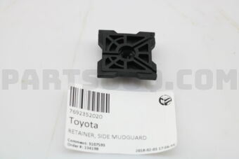7692352020 RETAINER, SIDE MUDGUARD