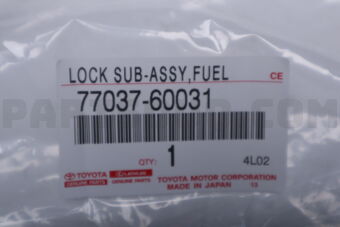 7703760031 Toyota LOCK SUB-ASSY, FUEL FILLER OPENING LID