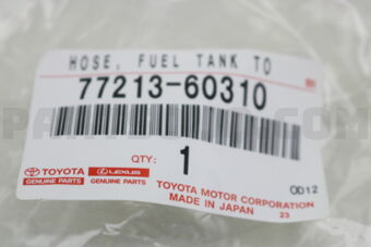 7721360310 HOSE, FUEL TANK TO FILLER PIPE