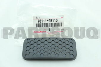 7811195110 PAD, ACCELERATOR PEDAL