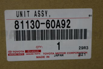 8113060A92 UNIT ASSY, HEADLAMP, RH