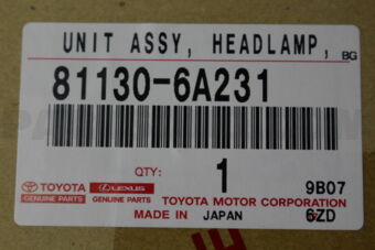 811306A231 UNIT ASSY, HEADLAMP, RH