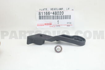 8116648020 PLATE, HEADLAMP, LH