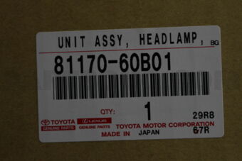 8117060B01 UNIT ASSY, HEADLAMP, LH
