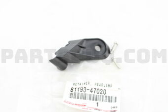 8119347020 RETAINER, HEADLAMP PROTECTOR, UPR 