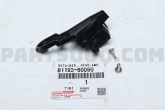 8119360050 RETAINER, HEADLAMP PROTECTOR, UPR RH