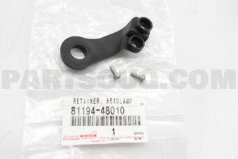 8119448010 RETAINER, HEADLAMP PROTECTOR, UPR,