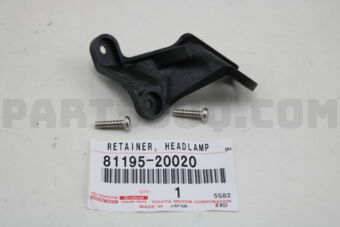 8119520020 RETAINER, HEADLAMP PROTECTOR, LWR 