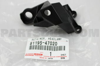 8119547020 RETAINER, HEADLAMP PROTECTOR, LWR 