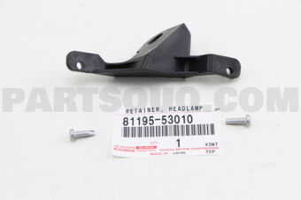 8119553010 RETAINER, RH HEADLAMP PROTECTOR, L