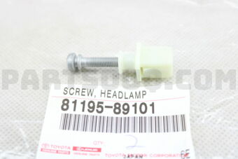 8119589101 SCREW, HEADLAMP