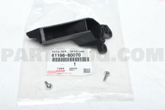 8119660070 RETAINER, LH HEADLAMP PROTECTOR, LWR LH
