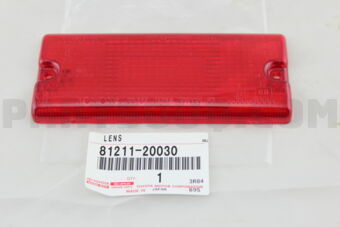 8121120030 LENS, REAR FOG LAMP