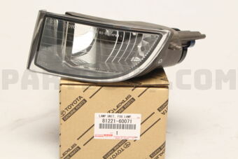 8121160151 LAMP UNIT, FOG LAMP, RH