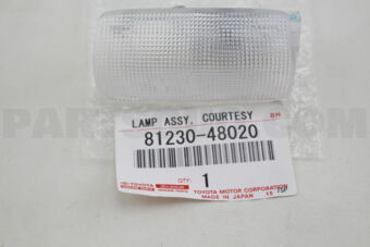 8123048020 LAMP ASSY, COURTESY, RH/LH