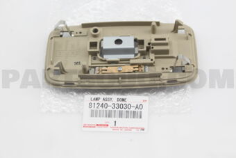 8124033030A0 LAMP ASSY, ROOM, NO.1