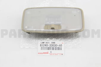 8124033030A0 LAMP ASSY, ROOM, NO.1