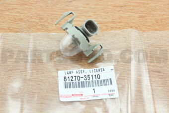 8127035110 LAMP ASSY, LICENSE PLATE