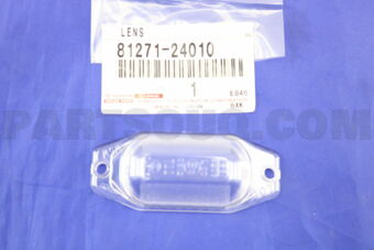 8127124010 LENS, LICENSE PLATE LAMP