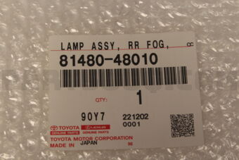8148048010 REFLECTOR ASSY, REFLEX, RH