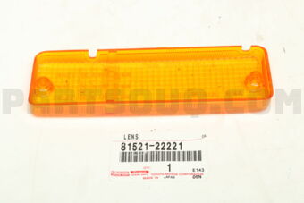 8152122221 LENS, FRONT TURN SIGNAL LAMP, LH