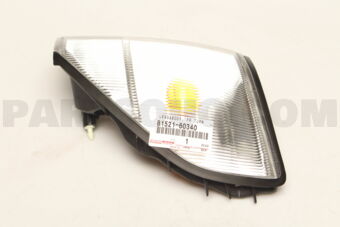 8152160340 LENS, FRONT TURN SIGNAL LAMP, LH