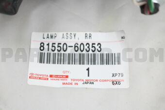 8155060353 LAMP ASSY, REAR COMBINATION, RH