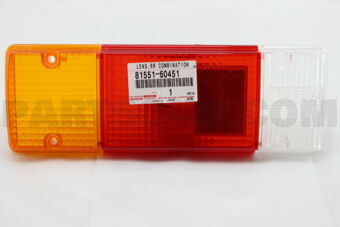 8155160451 LENS, REAR COMBINATION LAMP, RH