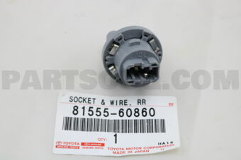 8155560860 SOCKET, REAR TURN SIGNAL LAMP