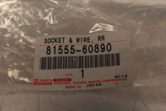 8155560890 SOCKET &amp; WIRE SUB-ASSY, REAR COMBINATION LAMP, RH/LH