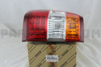 8156160671 LENS & BODY, REAR COMBINATION LAMP