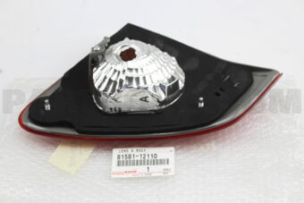 8158112110 LENS AND BODY, REAR LAMP, RH