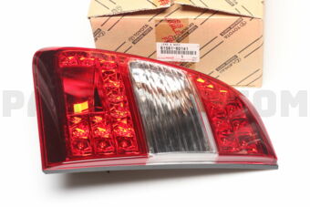8158160141 LENS AND BODY, REAR LAMP, RH