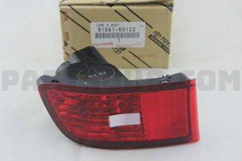 8159160132 LENS AND BODY, REAR LAMP, LH