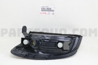 8162160220 LENS & BODY, CLEARANCE LAMP, LH