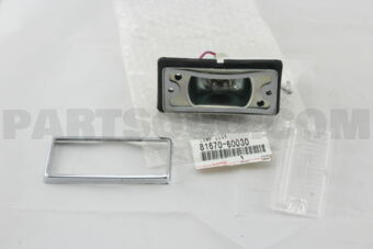 8167060030 LAMP ASSY, BACK UP, RH/LH